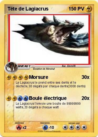 Pokemon Tête de Lagiacrus