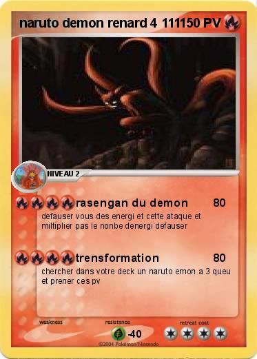 Pokemon naruto demon renard 4 111                       