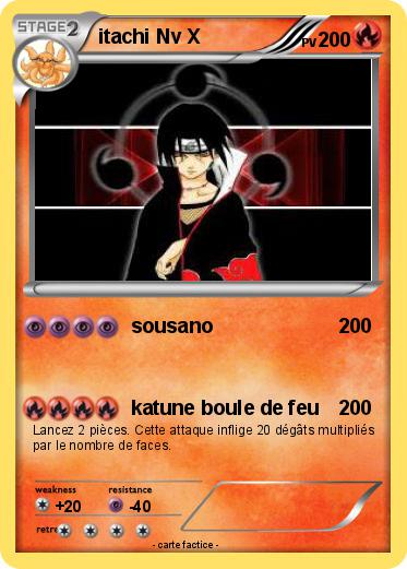 Pokemon itachi Nv X