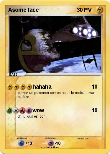 Pokemon Asome face