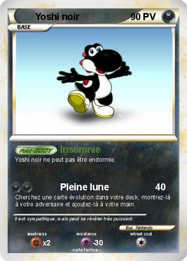 Pokemon Yoshi noir