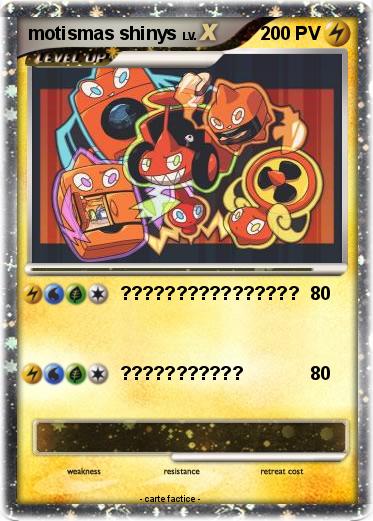 Pokemon motismas shinys