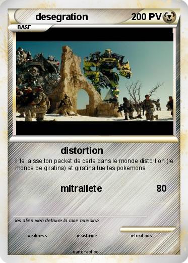Pokemon desegration