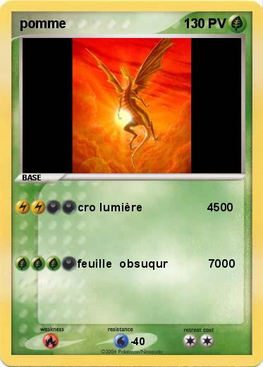 Pokemon pomme                   