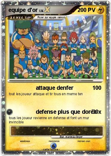 Pokemon equipe d'or