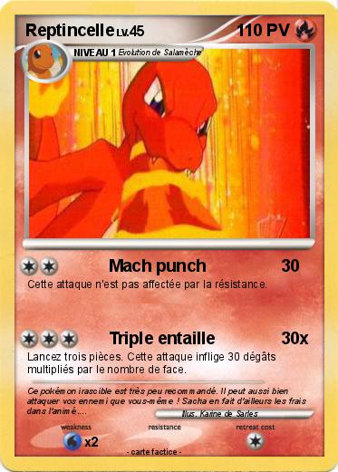 Pokemon Reptincelle