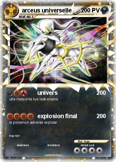 Pokemon arceus universelle