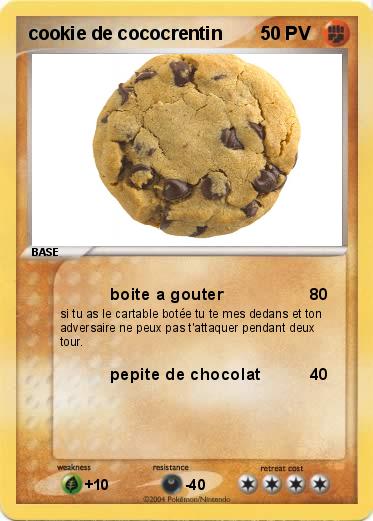 Pokemon cookie de cococrentin