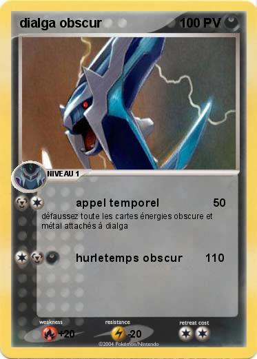 Pokemon dialga obscur