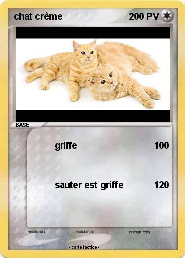 Pokemon chat crème