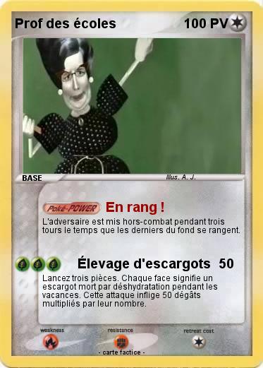 Pokemon Prof des écoles