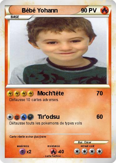 Pokemon Bébé Yohann