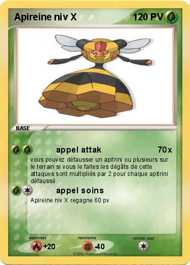 Pokemon Apireine niv X