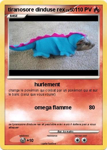 Pokemon tiranosore dinduse rex