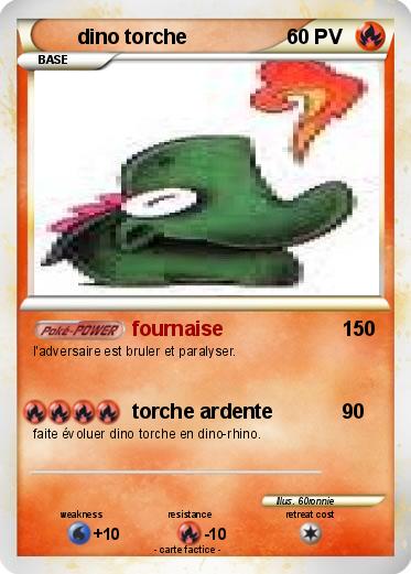 Pokemon dino torche