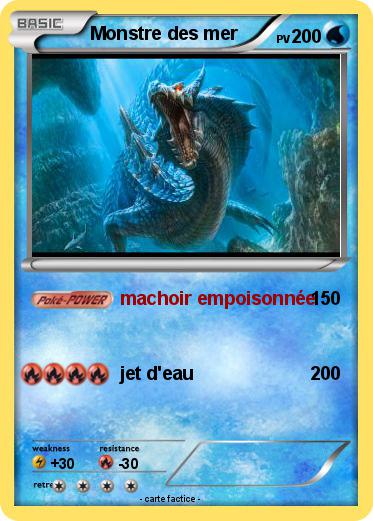Pokemon Monstre des mer
