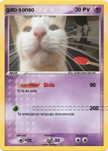 Pokemon gato sonso