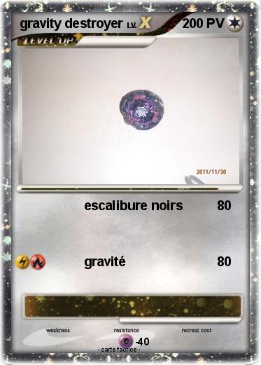 Pokemon gravity destroyer