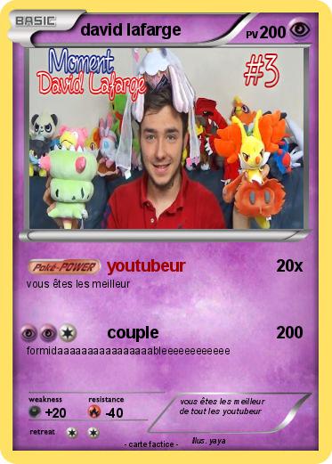 Pokemon david lafarge