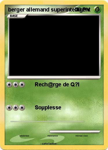 Pokemon berger allemand superintelligent