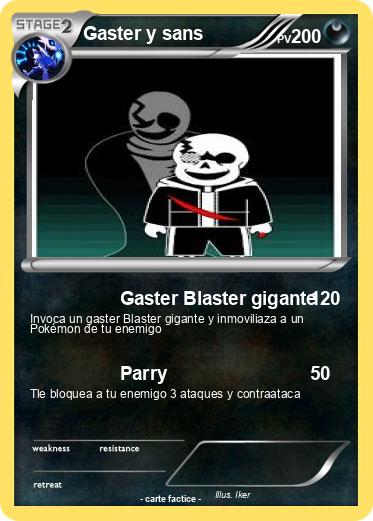 Pokemon Gaster y sans