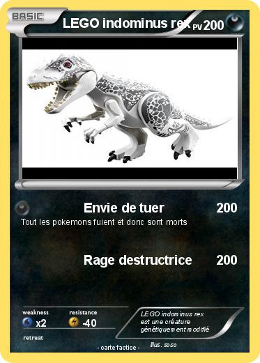 Pokemon LEGO indominus rex