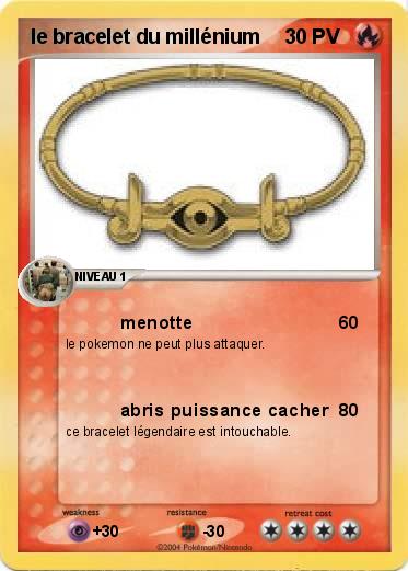Pokemon le bracelet du millénium