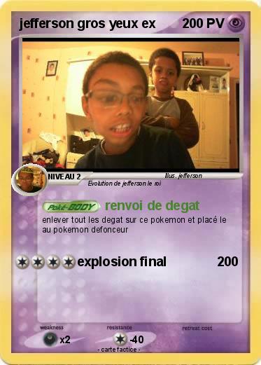 Pokemon jefferson gros yeux ex