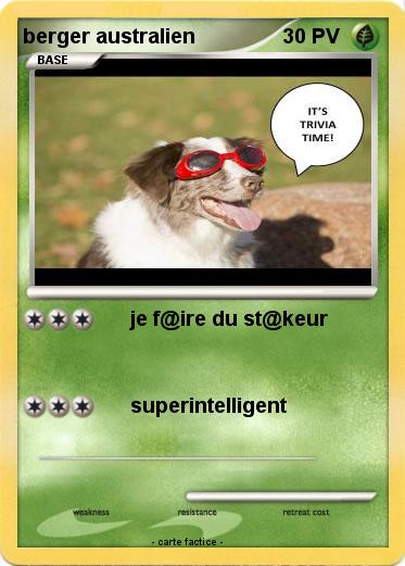 Pokemon berger australien