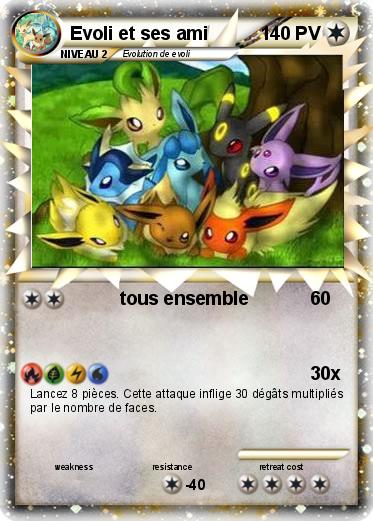 Pokemon Evoli et ses ami