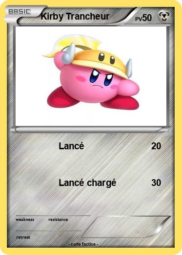 Pokemon Kirby Trancheur