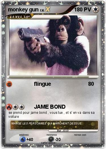 Pokemon monkey gun