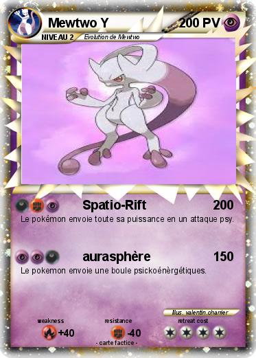 Pokemon Mewtwo Y