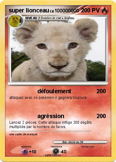 Pokemon super lionceau