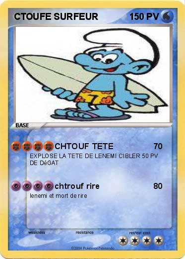 Pokemon CTOUFE SURFEUR