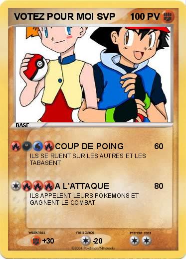 Pokemon VOTEZ POUR MOI SVP