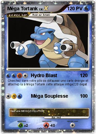 Pokemon Méga Tortank