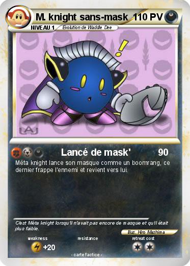 Pokemon M. knight sans-mask
