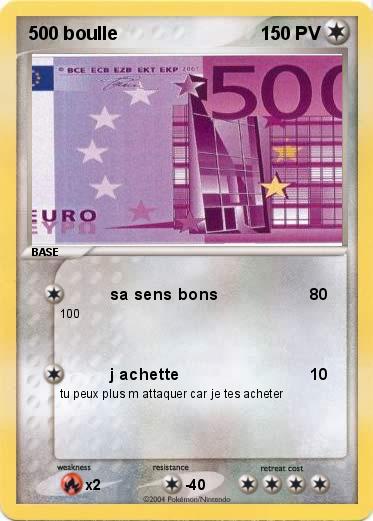 Pokemon 500 boulle