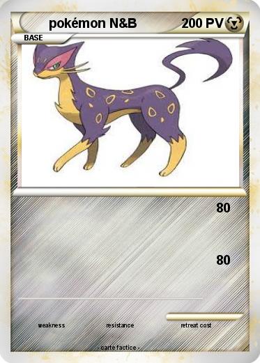 Pokemon pokémon N&B