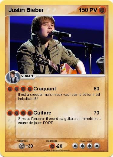 Pokemon Justin Bieber