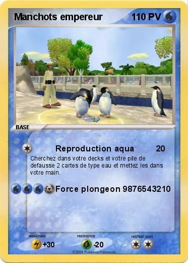Pokemon Manchots empereur