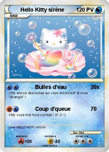 Pokemon Hello Kitty sirène