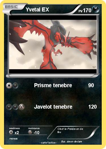 Pokemon Yvetal EX