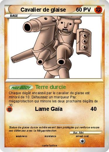 Pokemon Cavalier de glaise