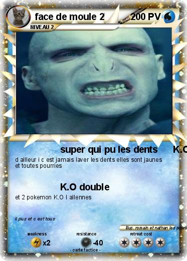 Pokemon face de moule 2