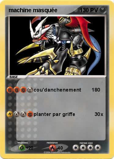 Pokemon machine masquée