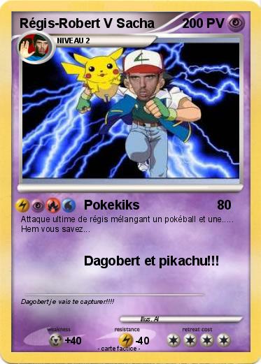 Pokemon Régis-Robert V Sacha