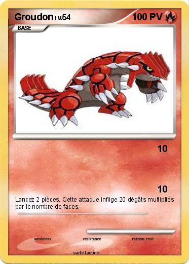 Pokemon Groudon