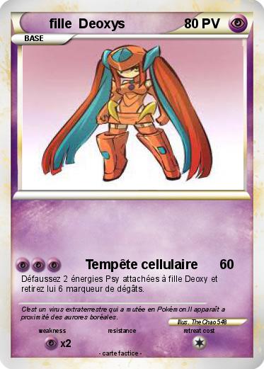 Pokemon fille  Deoxys